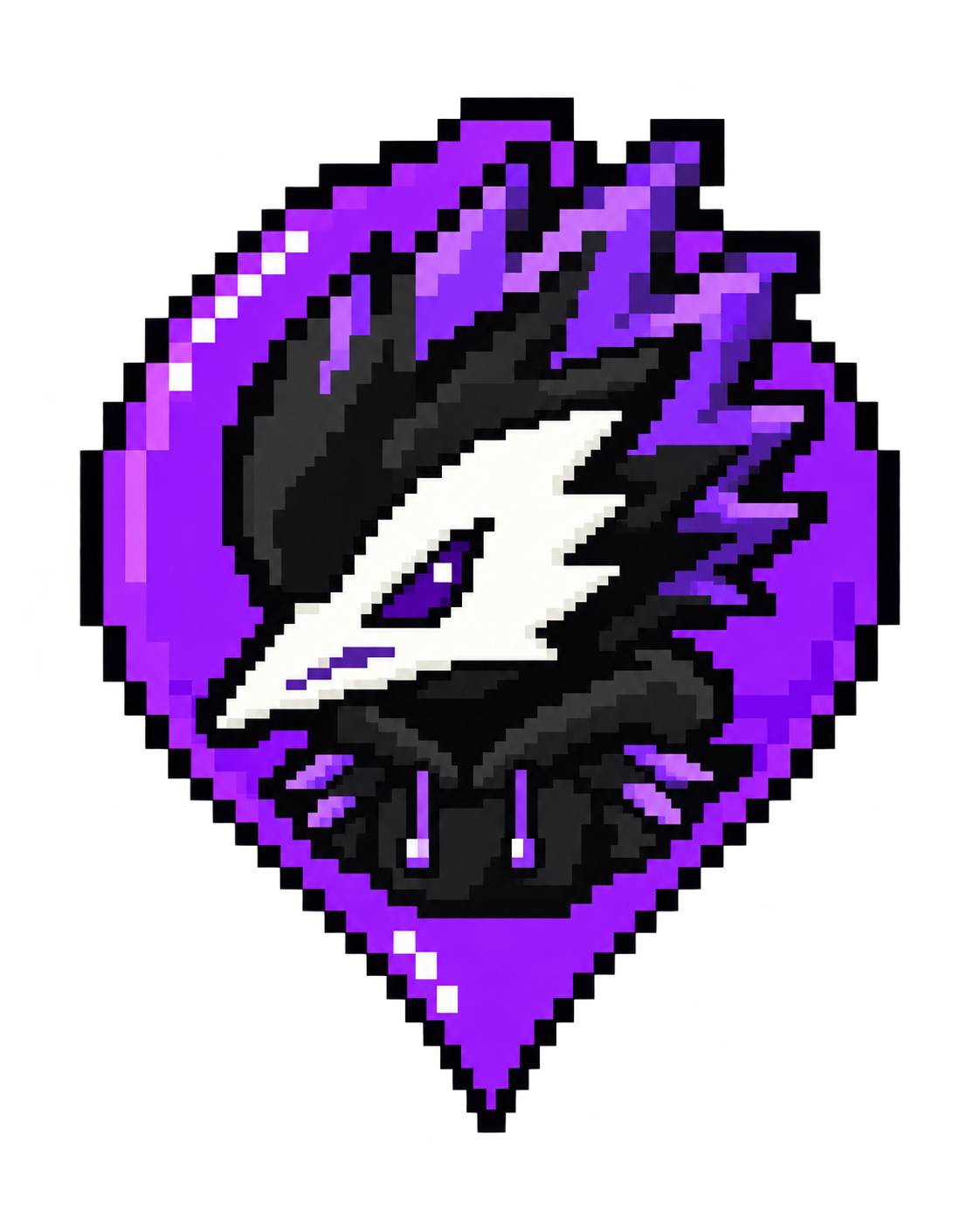 Violettes Rabenzeichen
